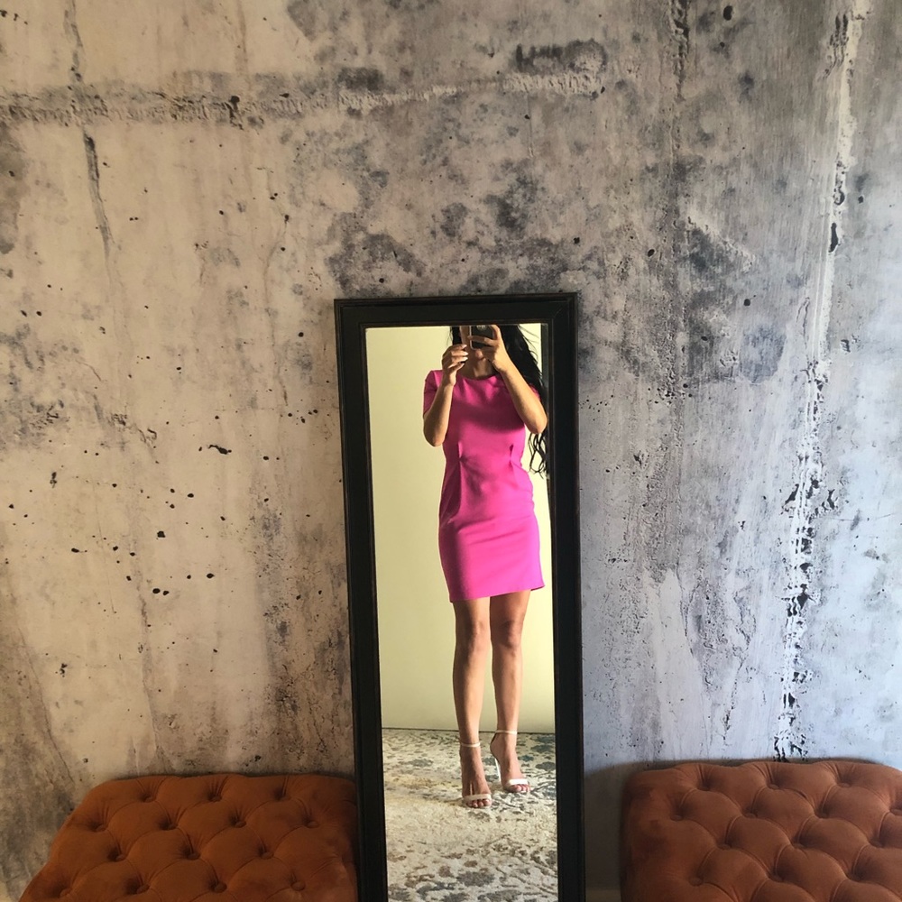 Top shop mini pink dress